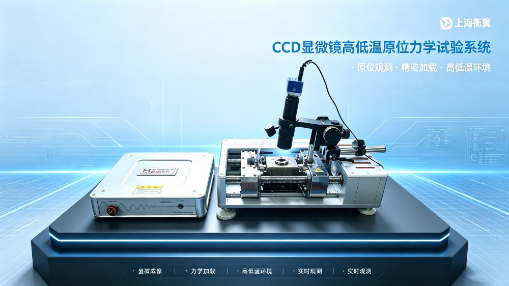 微机控制CCD显微镜高温原位力学试验系统